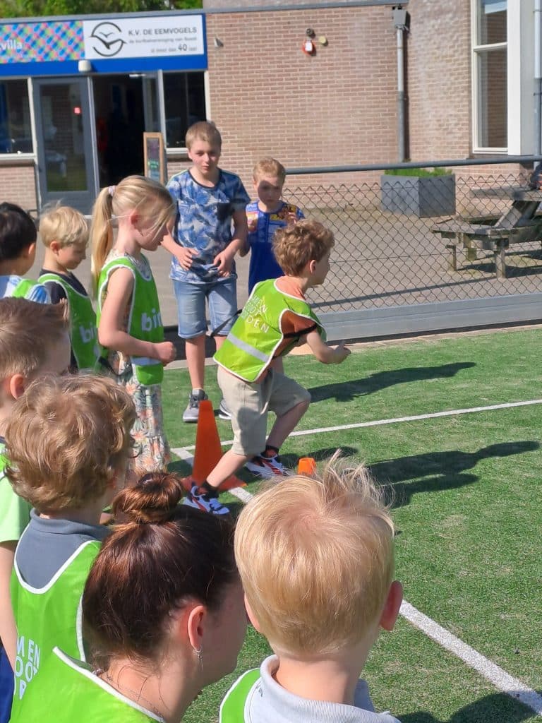 Weer hete korfbaldag met BINK kinderen