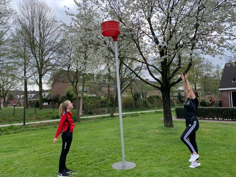 Thuis korfballen