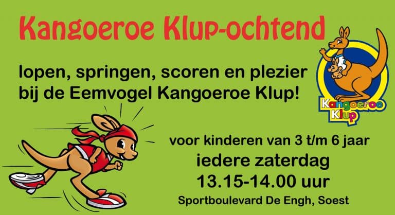 Kangoeroe Klup (voor kids van 3 t/m 6 jaar)
